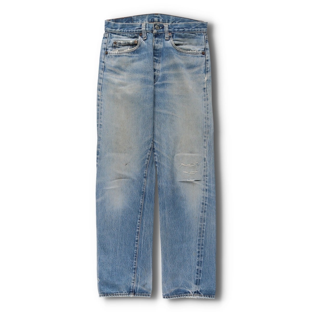 古着 80年代 リーバイス Levis 501 66後期 赤耳 セルビッチ ボタン裏 6