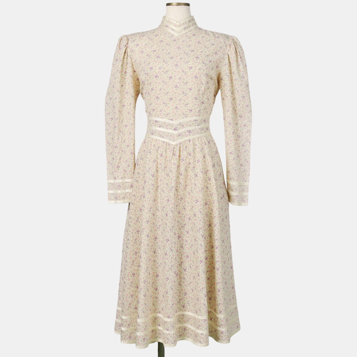 古着 70年代 ガンネサックス GUNNE SAX Jessica 総柄 花柄 ロング