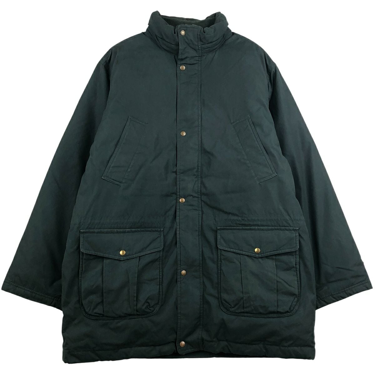 古着 ランズエンド LANDS END Vネック コットンニットセーター USA製