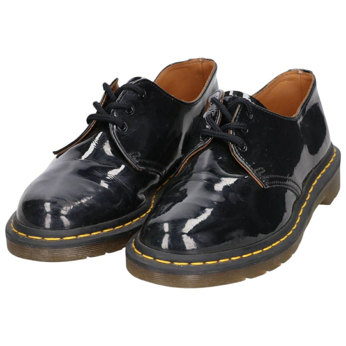 古着 ドクターマーチン Dr.Martens スチールトゥ 厚底 3ホールシューズ