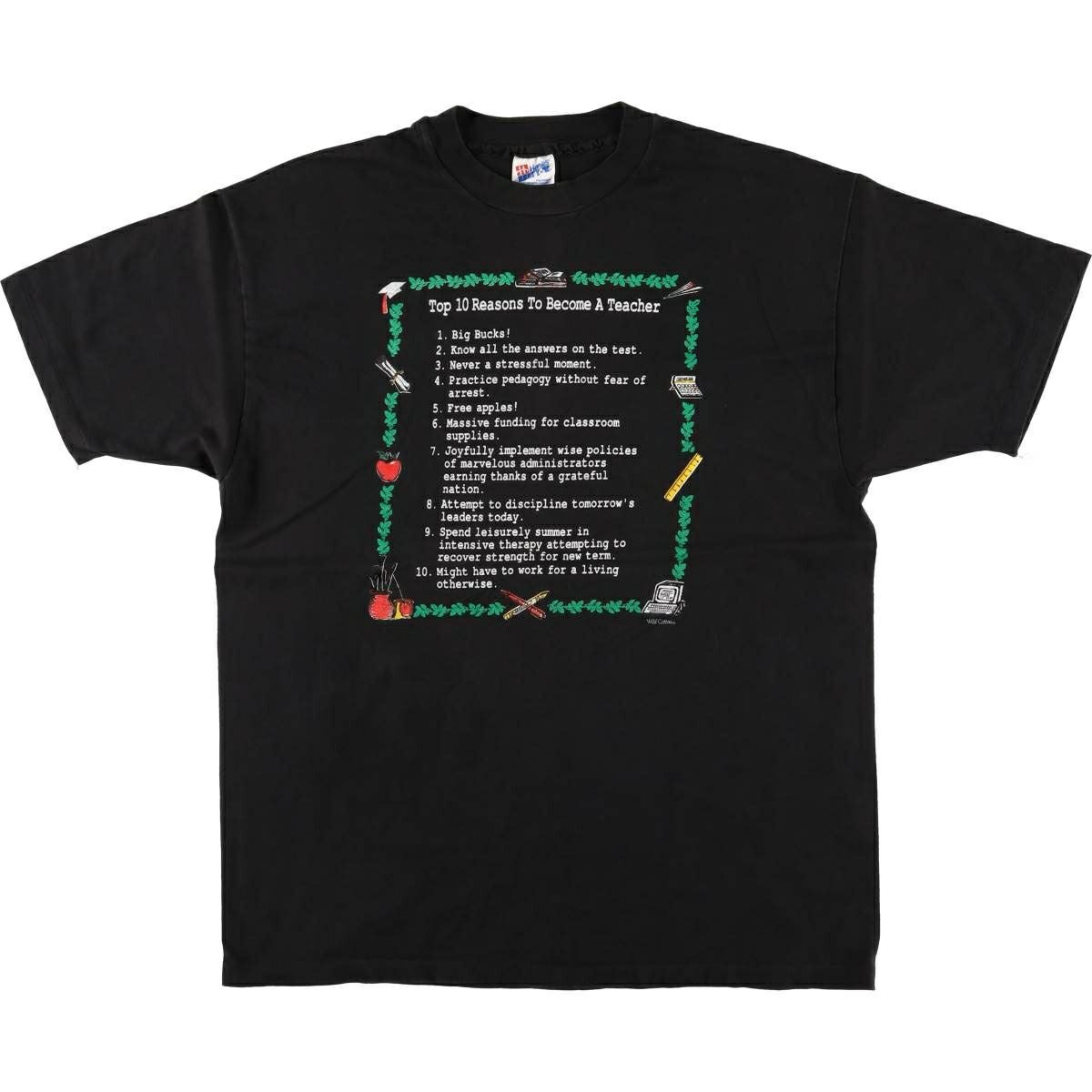 古着 90年代 ヘインズ Hanes BEEFY-T 青タグ アートTシャツ USA製