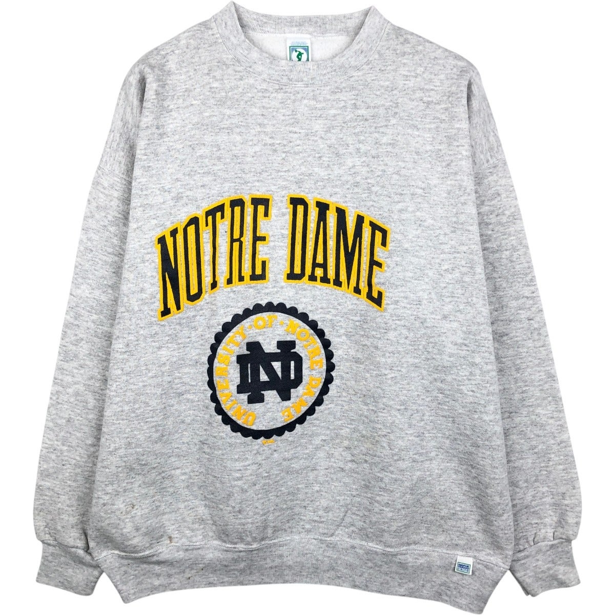 古着 80～90年代 LOGO 7 INC NOTRE DAME ノートルダム大学 カレッジ
