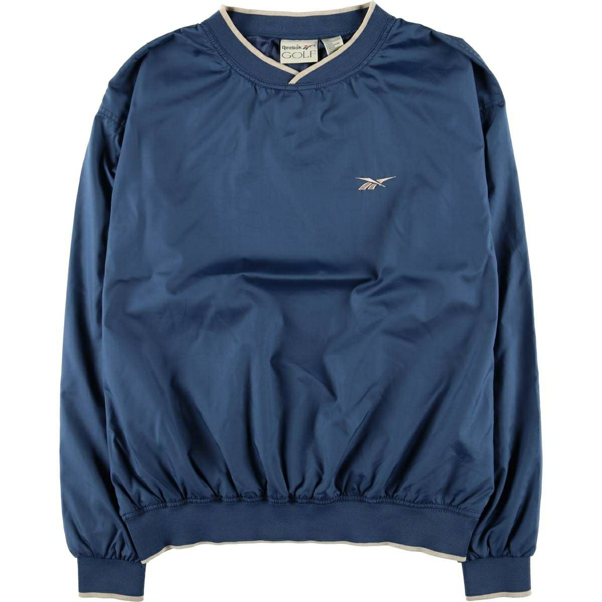 古着 90～00年代 リーボック Reebok Vネック カレッジ ウォームアップ