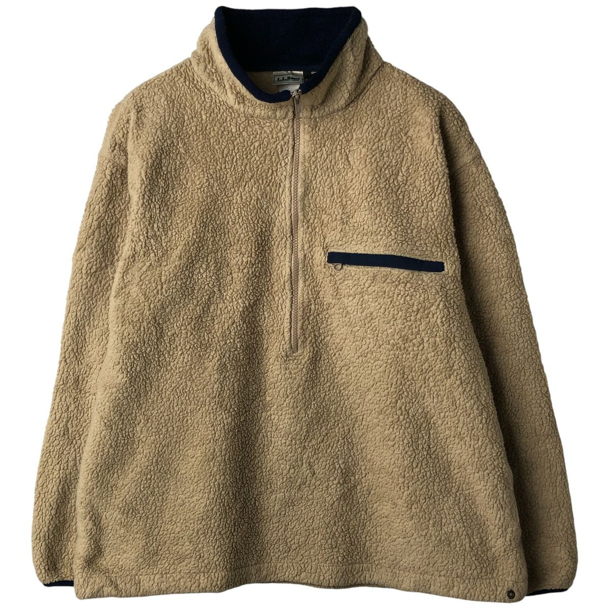 古着 ～90年代 エルエルビーン L.L.Bean ハーフジップ フリースプル