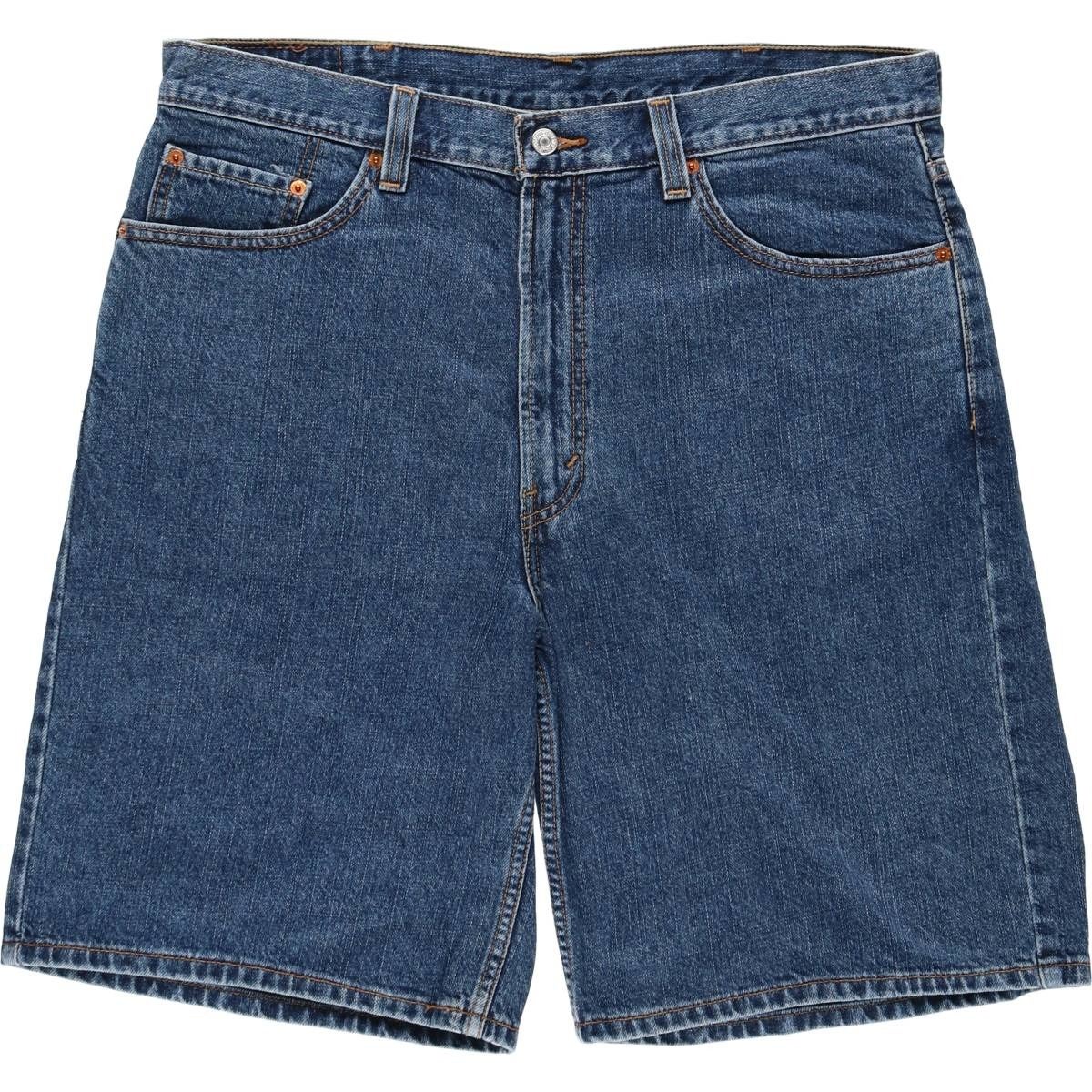 リーバイス levis 550 ハーフパンツ ショートパンツ W34 古着 古着 リーバイス Levis 550 RELAXED FIT デニムショーツ ハーフパンツ