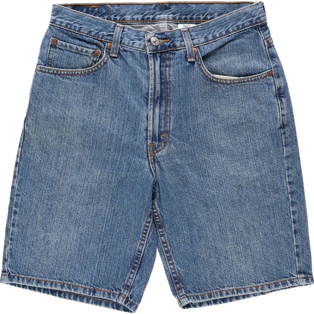 古着 リーバイス Levis 505 REGULAR FIT ブラックデニムショーツ