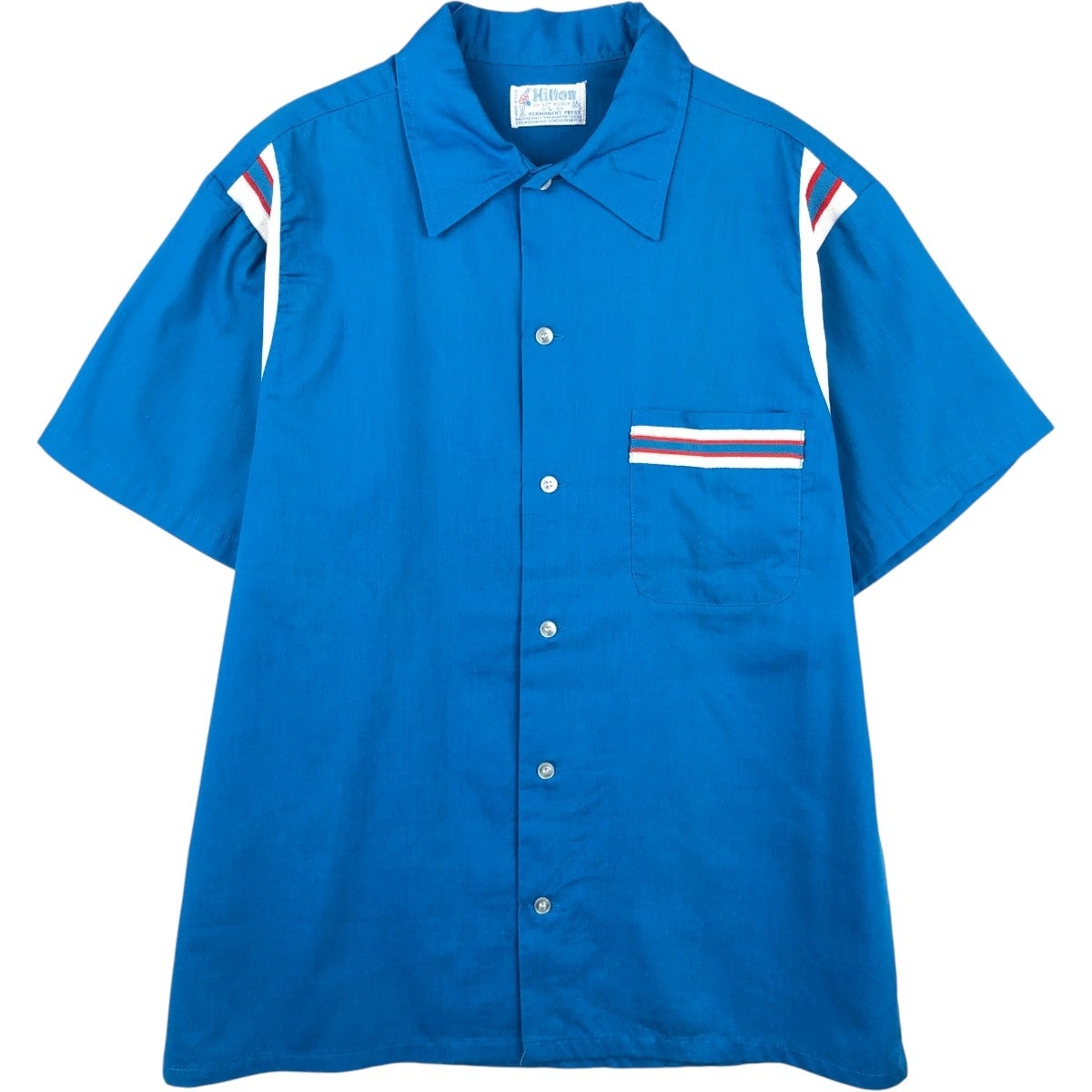 古着 80年代 ヒルトン HILTON ACTIVE APPAREL オープンカラー