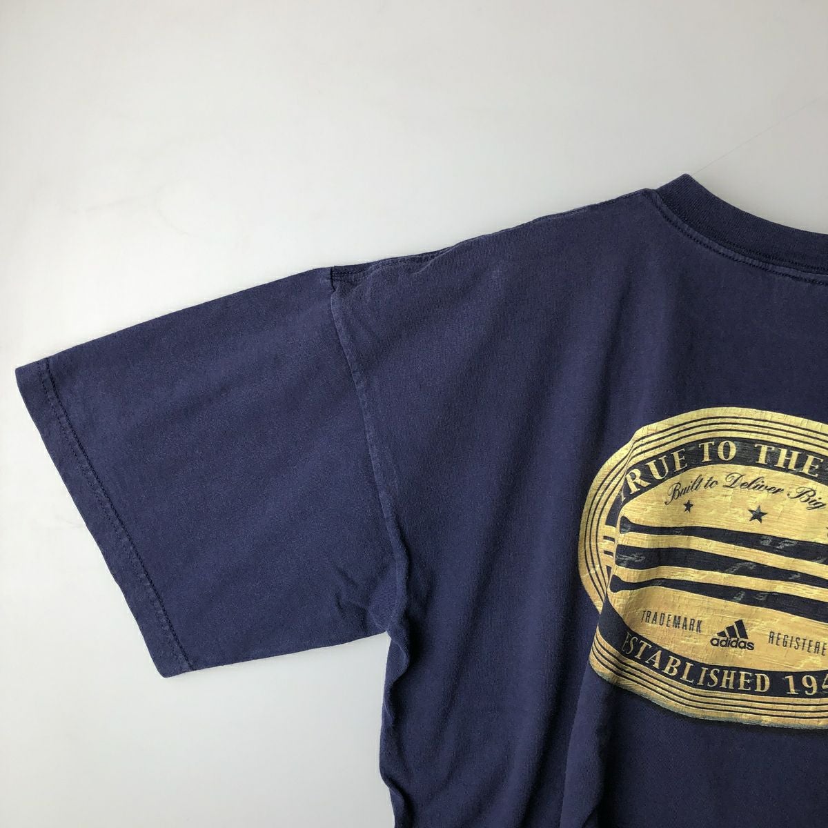 古着 90年代 アディダス adidas ロゴプリントTシャツ USA製 メンズXL