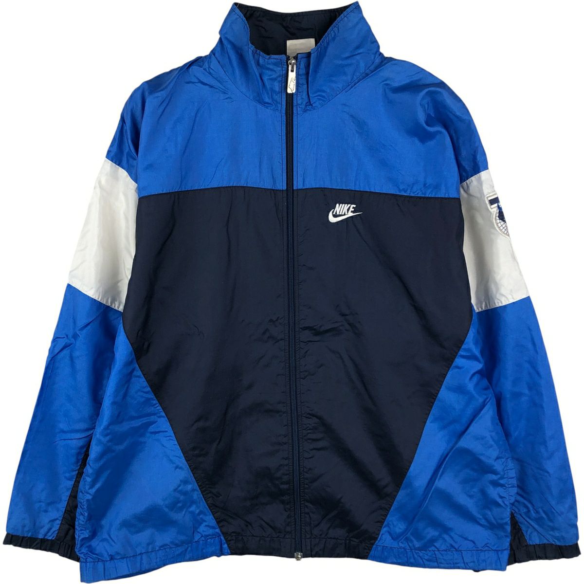 古着 90年代 ナイキ NIKE 銀タグ ナイロンジャケット メンズM相当