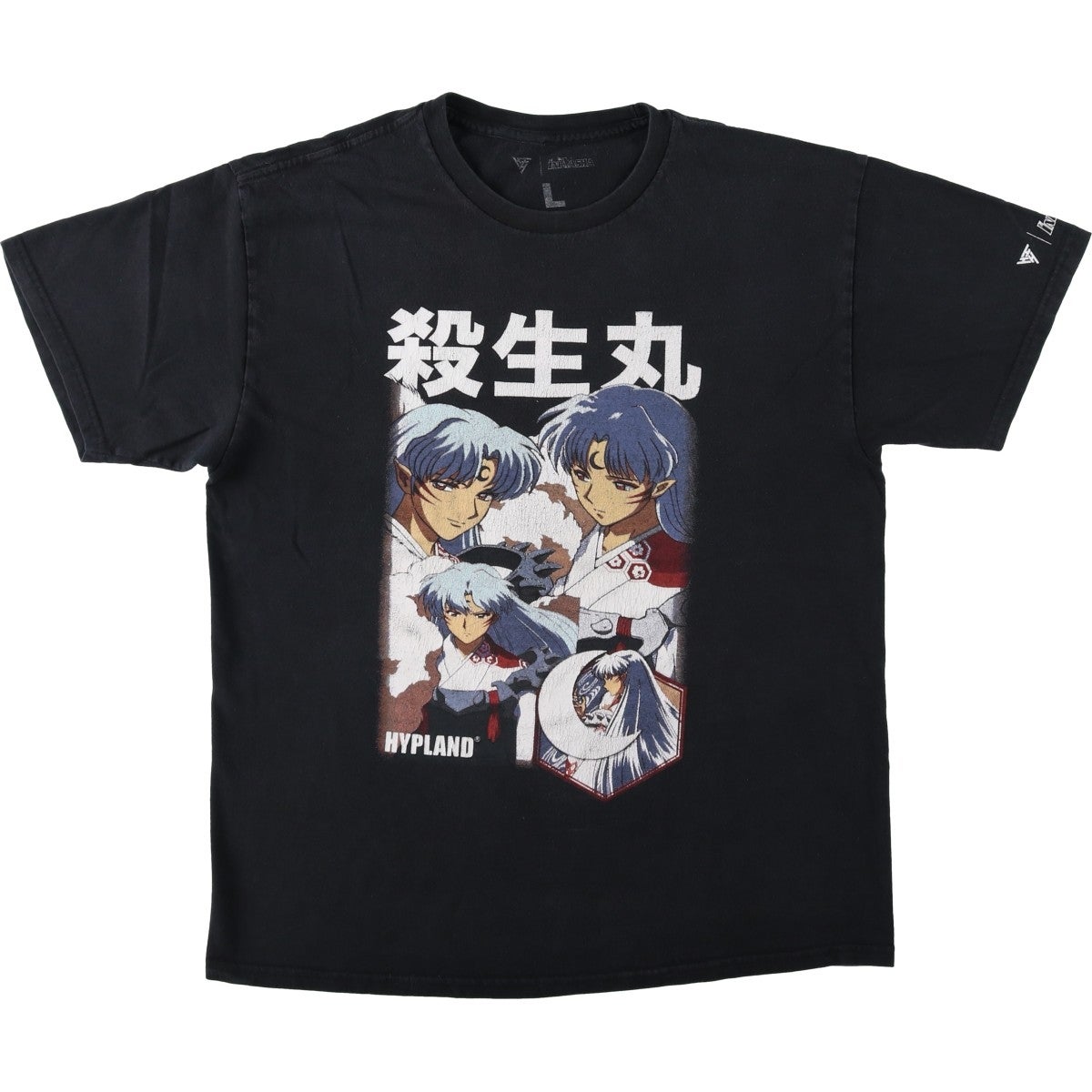 古着 INUYASHA 犬夜叉 殺生丸 アニメ キャラクタープリントTシャツ