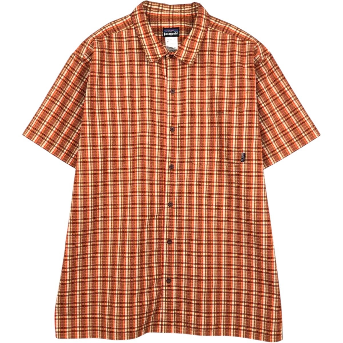 古着 パタゴニア patagonia MIGRATION HEMp SHIRT 53136S0 総柄 半袖