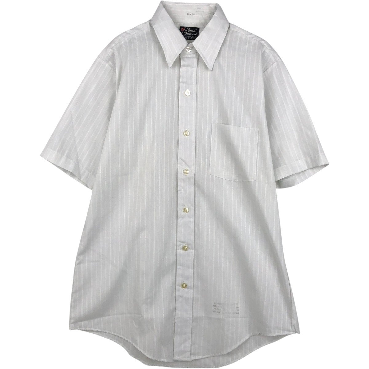 古着 Continental Casuals チェック柄 半袖 ポリコットンシャツ USA製