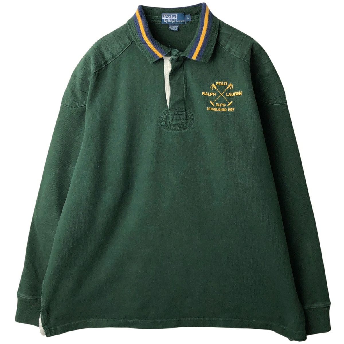 古着 ラルフローレン Ralph Lauren POLO by Ralph Lauren 長袖 ラガー