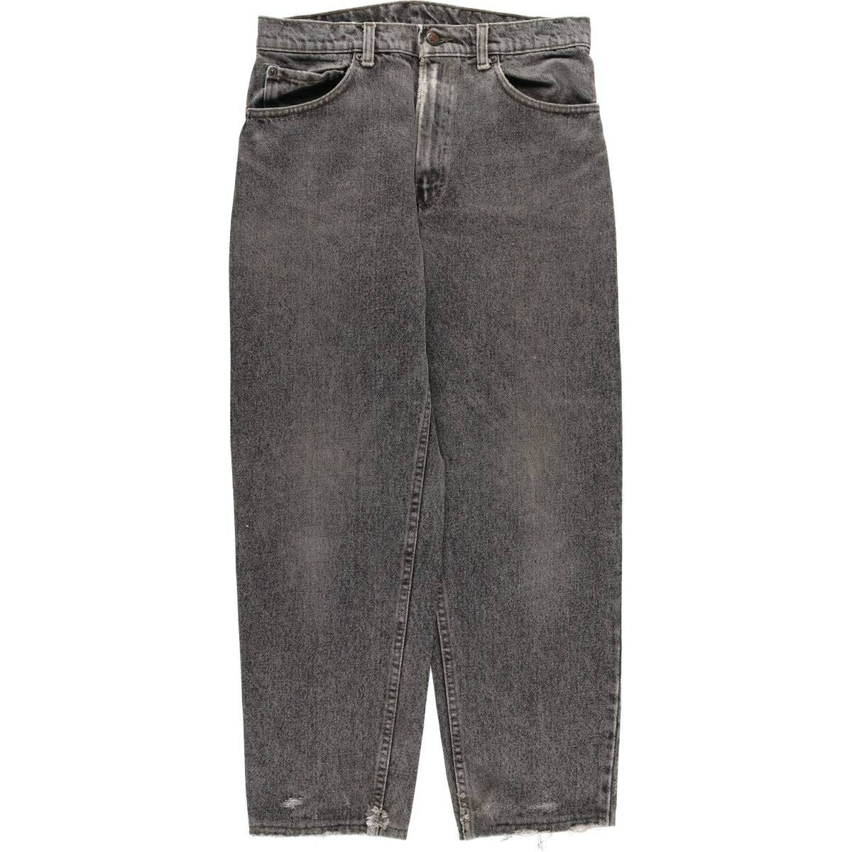 古着 90～00年代 ラスラー RUSTLER ブラックデニム テーパードデニム