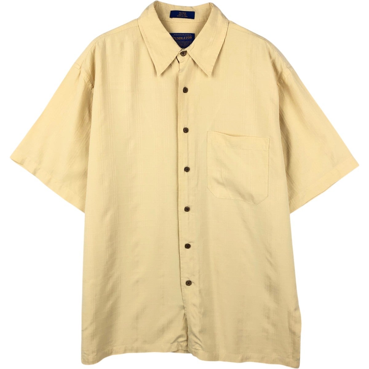 古着 ペンドルトン PENDLETON ヘリンボーン 半袖 コットン チェック