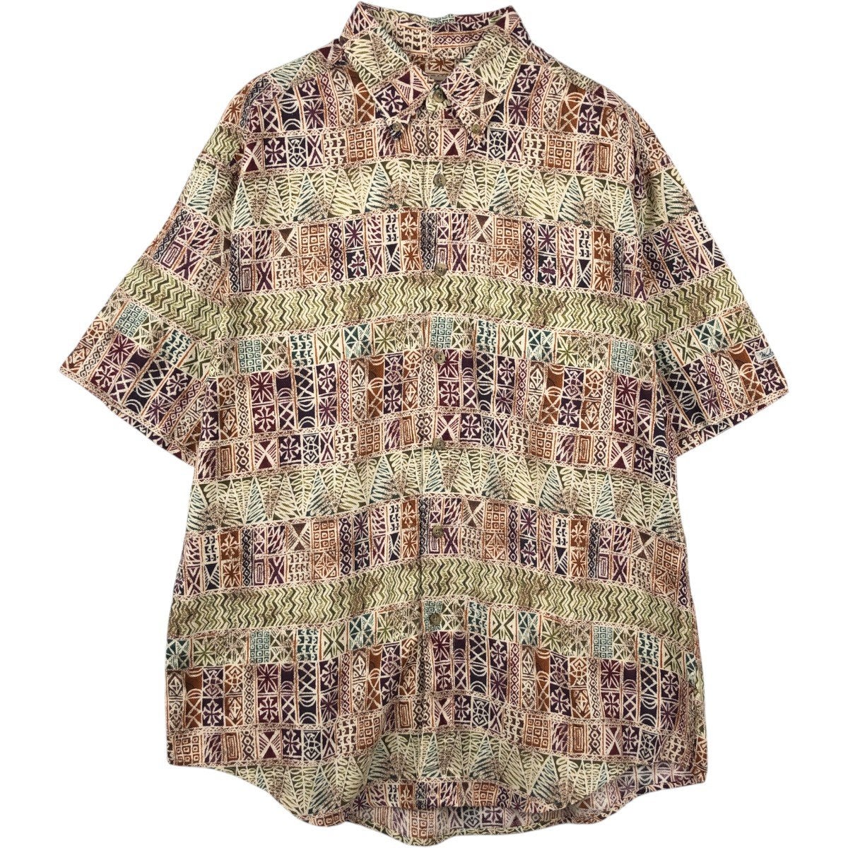 古着 90～00年代 ウールリッチ WOOLRICH チェック柄 ハーフスナップ