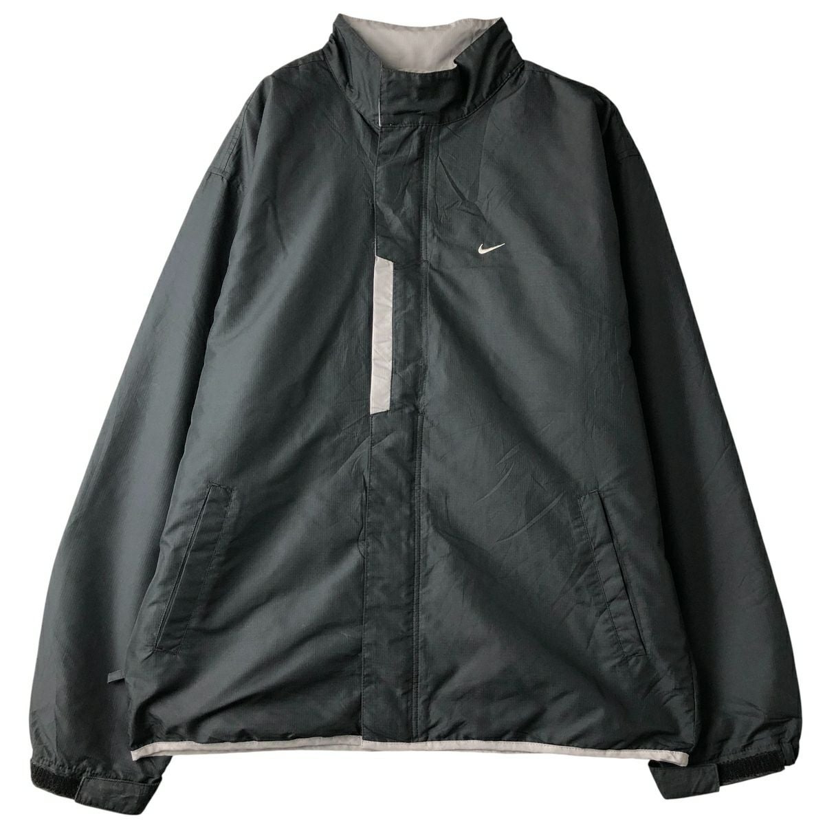 古着 00年代 ナイキ NIKE ハーフジップ フリースプルオーバー メンズL