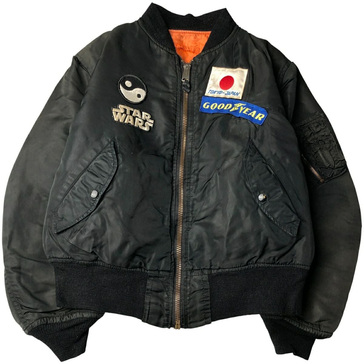 古着 民間品 スピワック SPIEWAK MA-1タイプ ミリタリー フライト