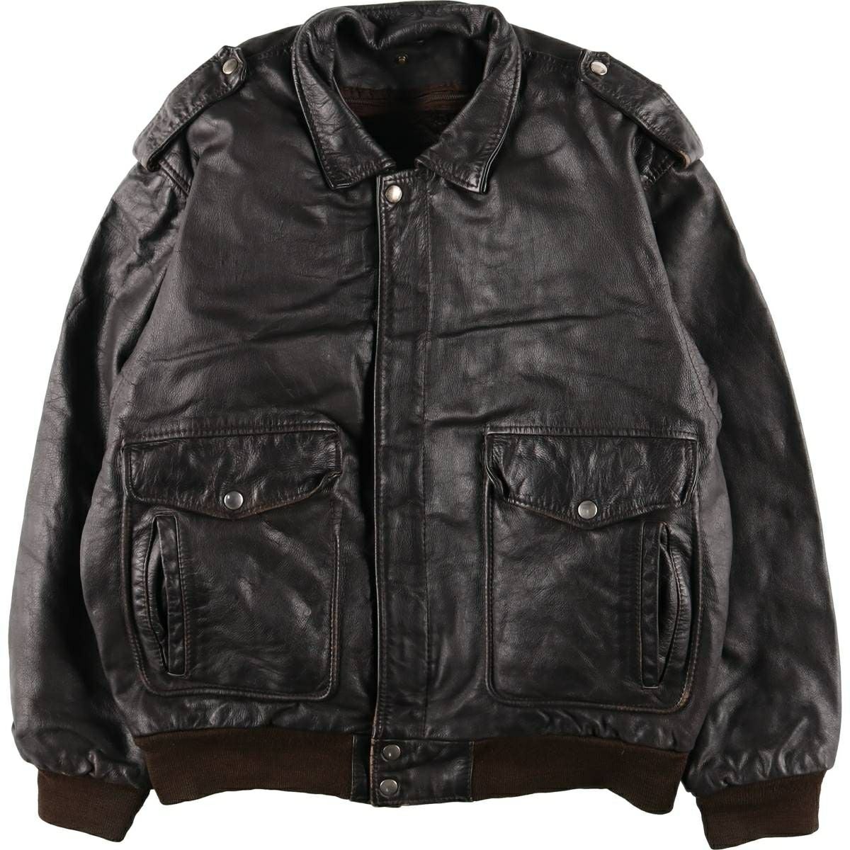 古着 ショット SCHOTT A-2タイプ レザーフライトジャケット USA製