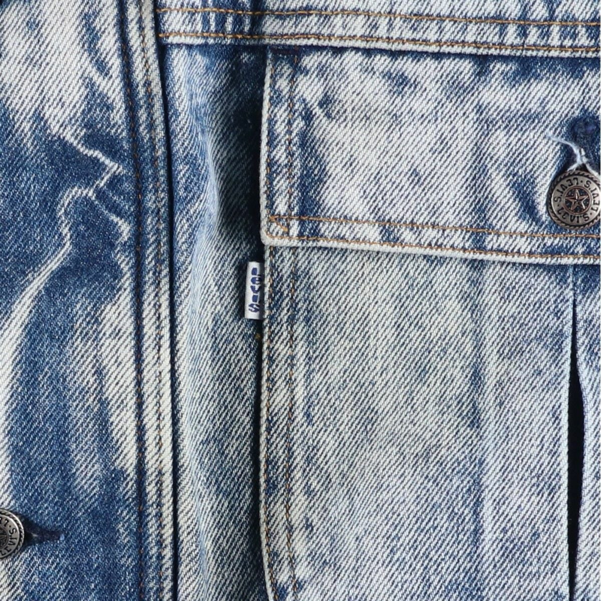 古着 90年代 リーバイス Levis 75074-0219 ケミカルウォッシュ デニム