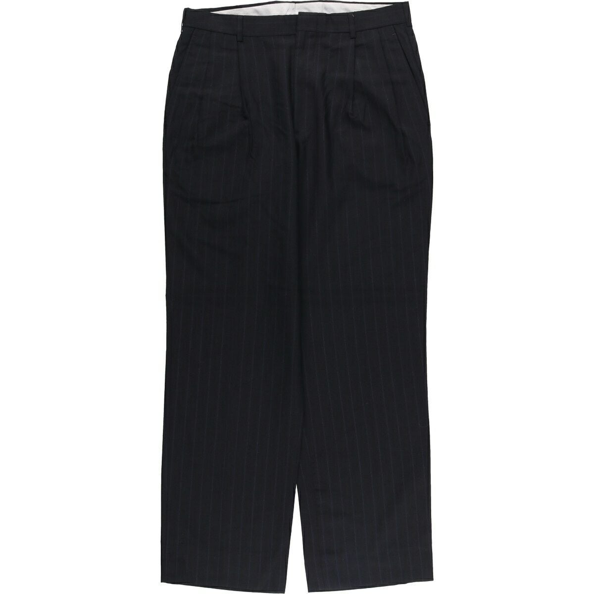 古着 80～90年代 タウンクラフト TOWN CRAFT ストライプ柄 ツータック