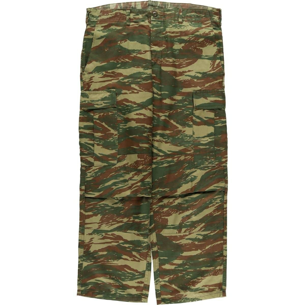 古着 ドイツ軍 迷彩柄 フレクターカモ ミリタリー カーゴパンツ 7075