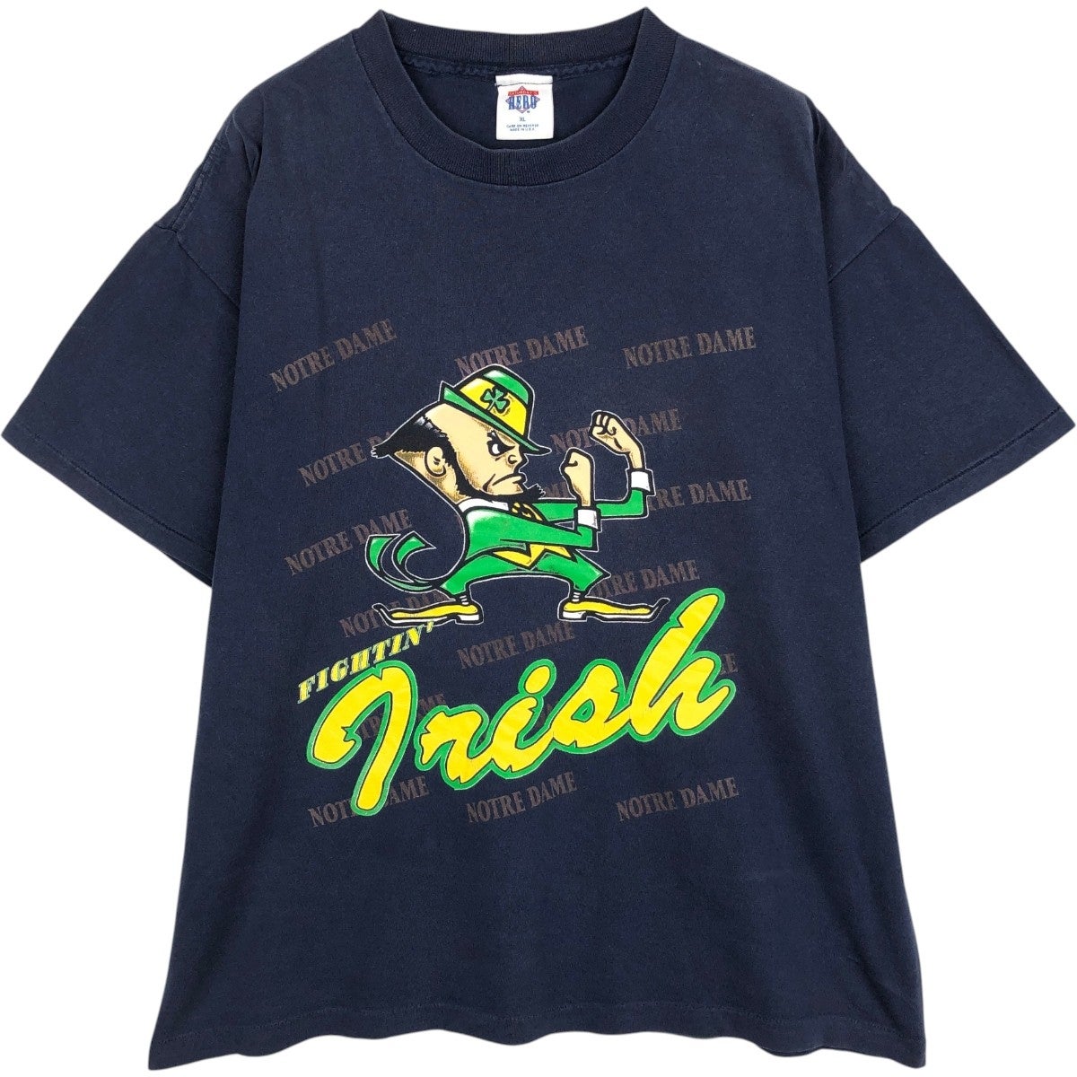 古着 REDOAK FIGHTIN IRISH ノートルダム大学 ファイティングアイ