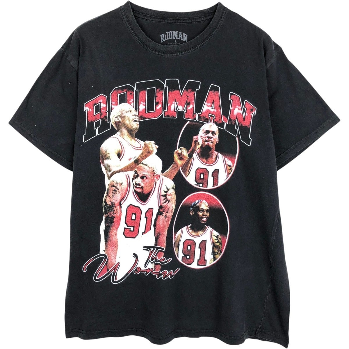 古着 Dennis Keith Rodman デニス ロッドマン スポーツプリントTシャツ
