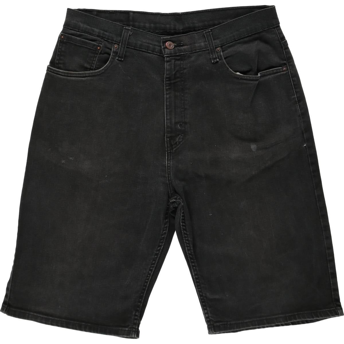 古着 リーバイス Levis 550 ブラックデニムショーツ ショートパンツ