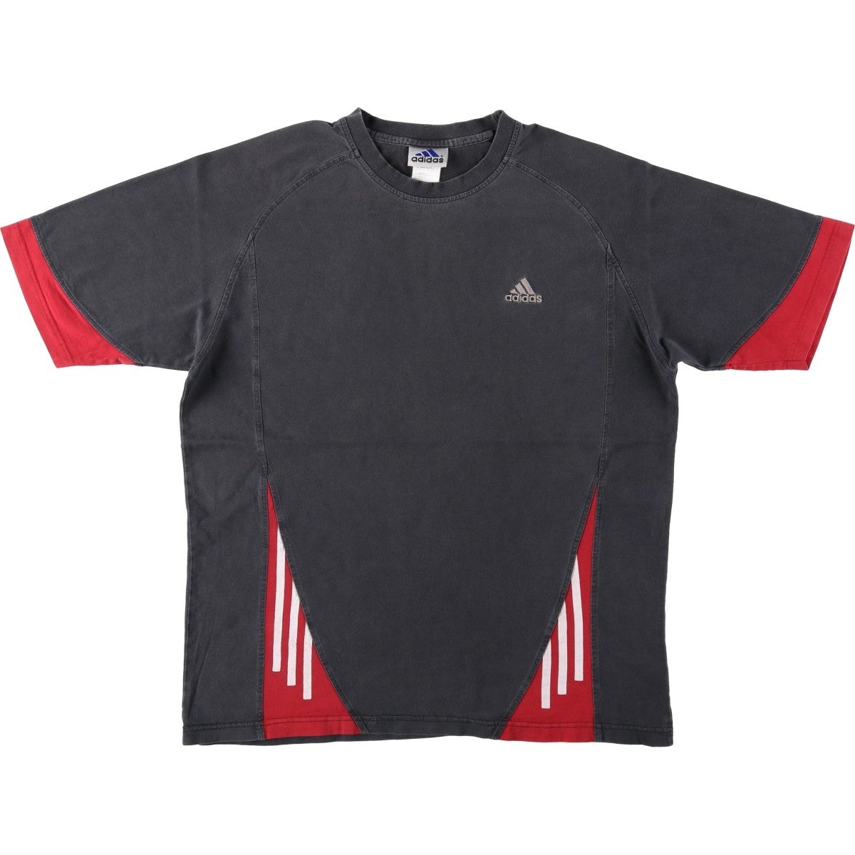 古着 90～00年代 アディダス adidas ロゴプリントTシャツ メンズL相当