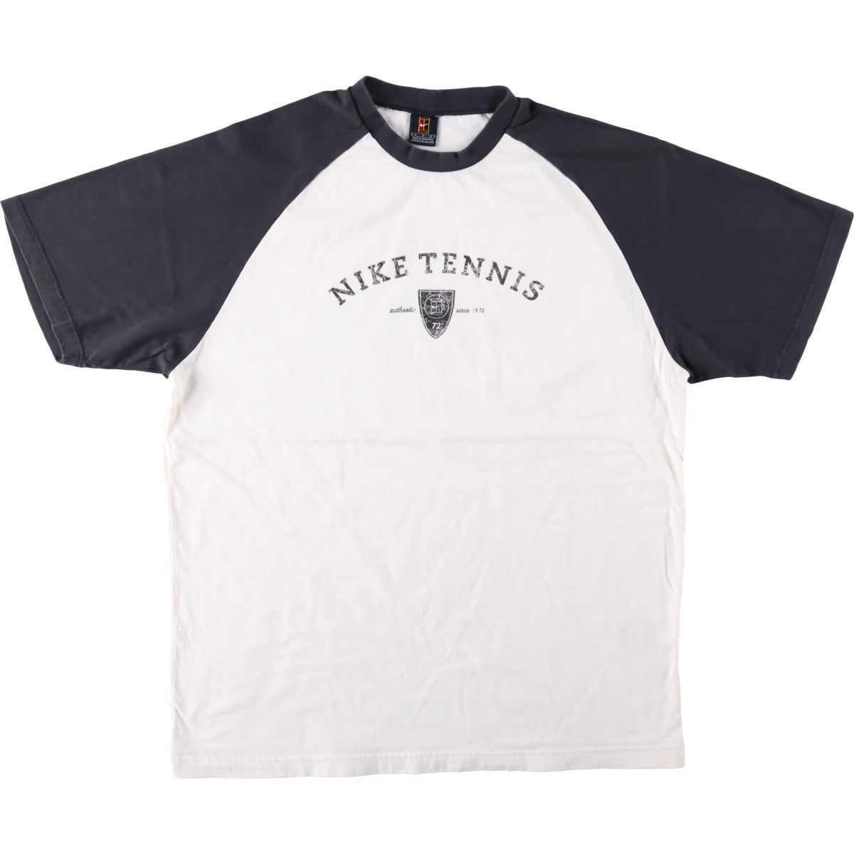 古着 00年代 ナイキ NIKE ツートン ラグランTシャツ メンズL相当