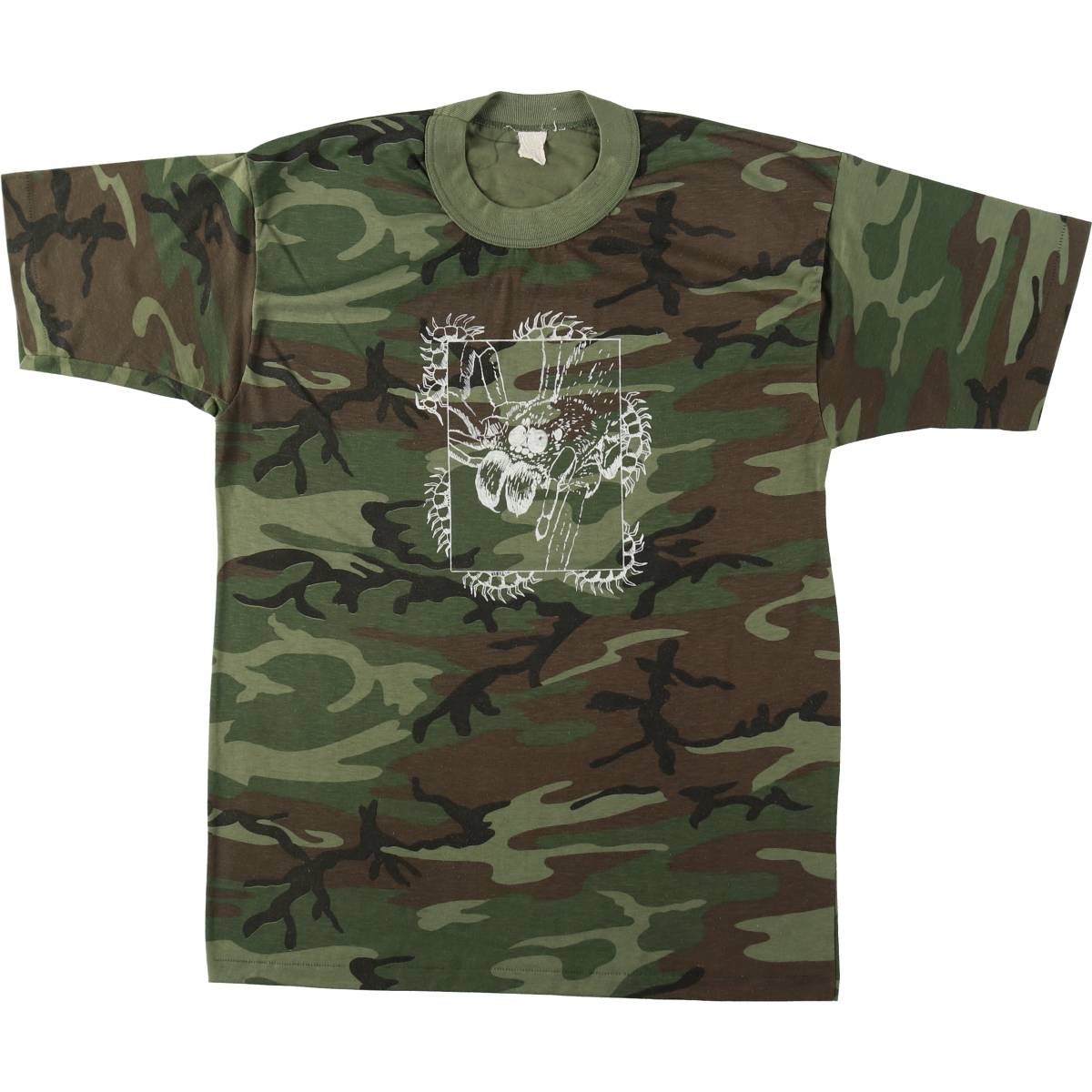 古着 ～90年代 ウッドランドカモ プリントTシャツ メンズM相当