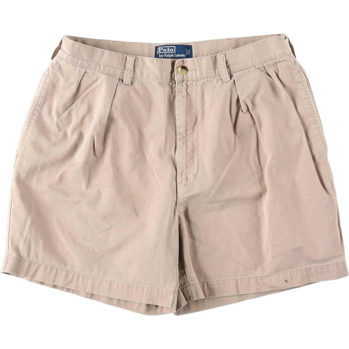 古着 ラルフローレン Ralph Lauren POLO by Ralph Lauren ANDREW PANT ツータック チノショーツ ショートパンツ メンズw35相当/eaa653492 古着 ラルフローレン Ralph Lauren POLO by Ralph Lauren ANDREW PANT