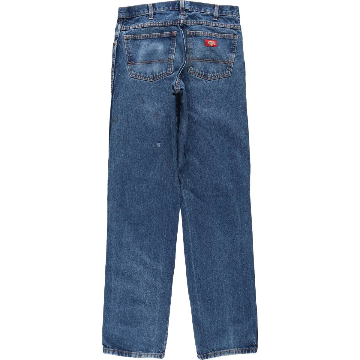 古着 ディッキーズ Dickies ストレートデニムパンツ メンズw33相当