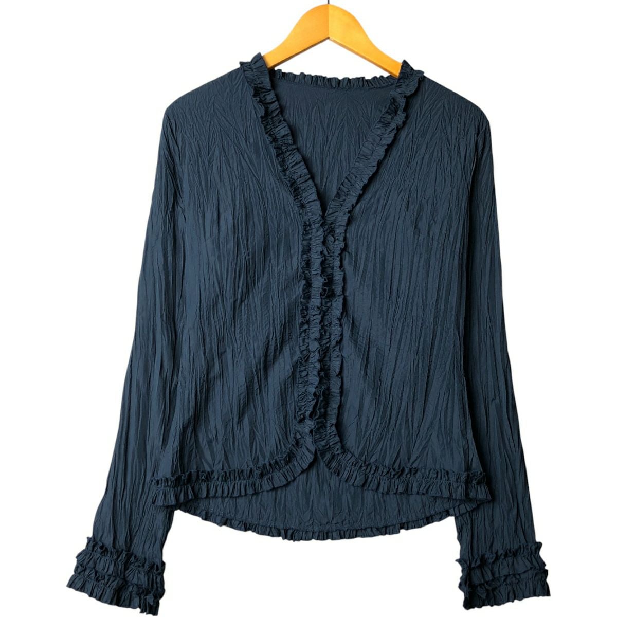 古着 ジェイクルー J.Crew 長袖 フリル ブラウス レディースS相当/eaa572928 古着 ジェイクルー J.Crew 長袖 フリル ブラウス レディースS相当