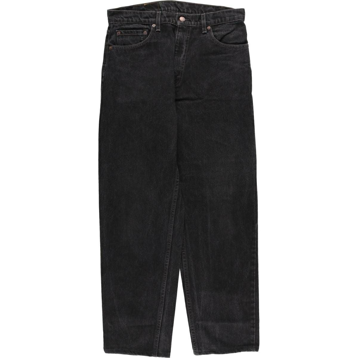 古着 90年代 リーバイス Levis 550 RELAXED FIT TAPERED LEG ブラック