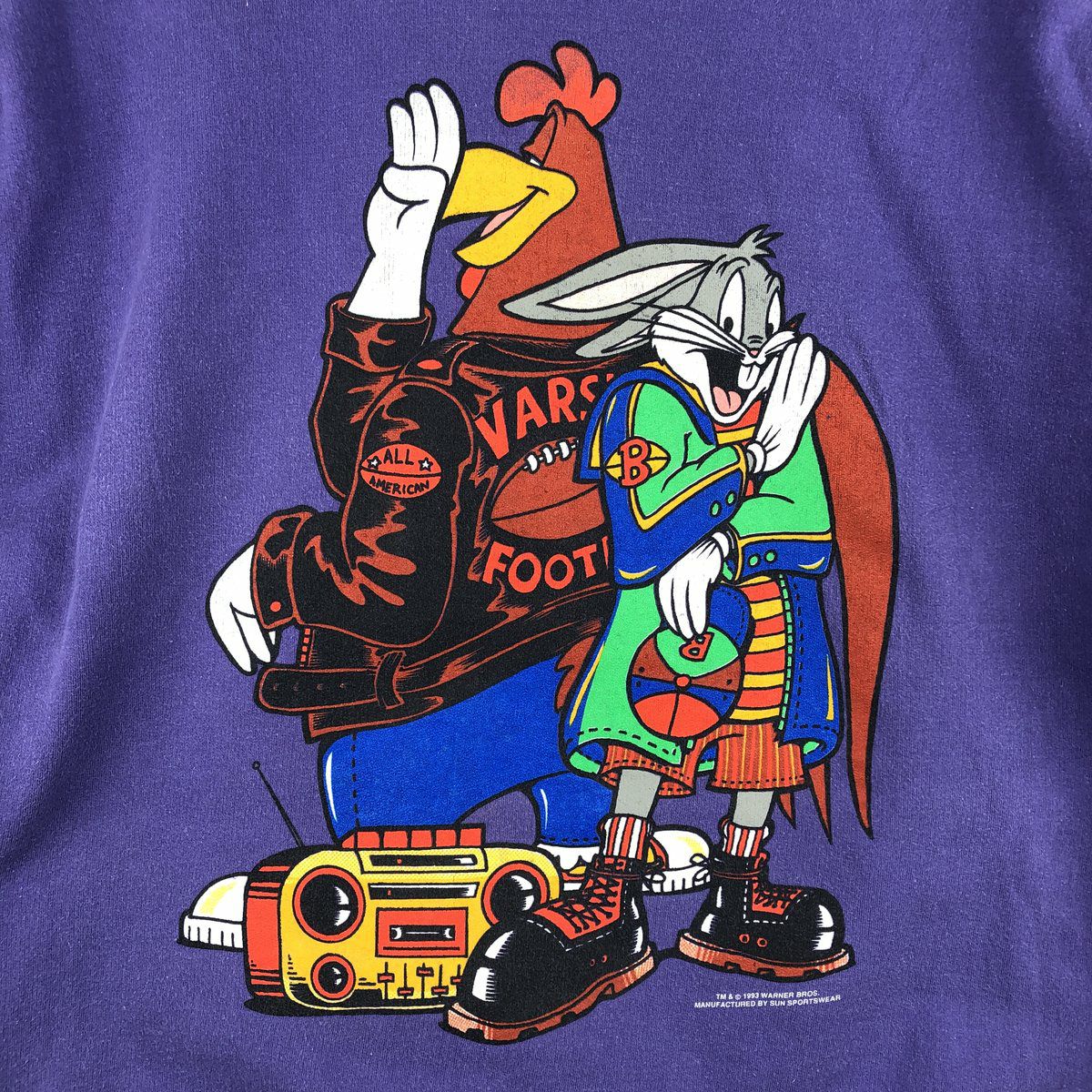 古着 90年代 SUN SPORTSWEAR LOONEY TUNES ルーニーテューンズ