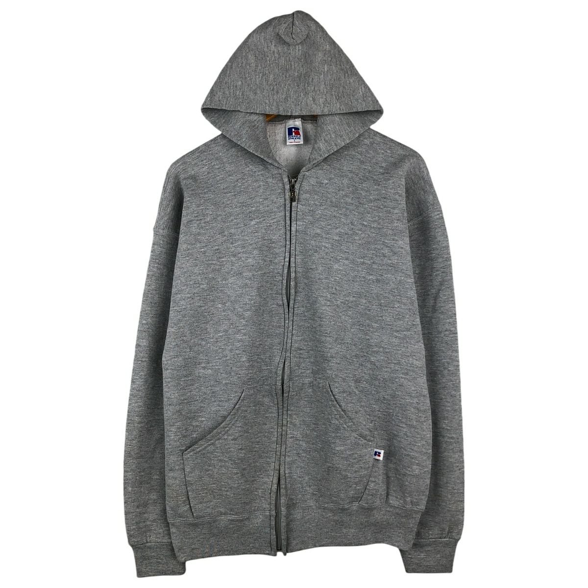 古着 90年代 ラッセル Russell ATHLETIC スウェットフルジップパーカー