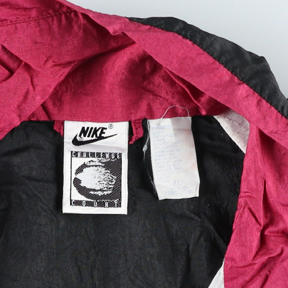 古着 90年代 ナイキ NIKE CHALLENGE COURT ナイロンジャケット メンズ