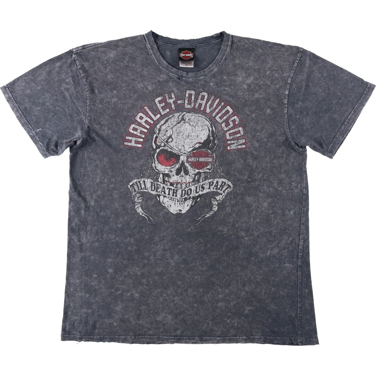 古着 ハーレーダビッドソン Harley-Davidson ドクロ柄 スカル柄 ロング