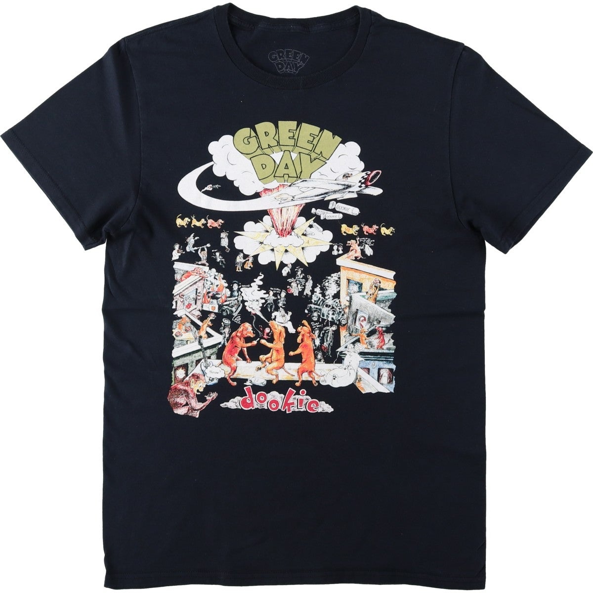 古着 GREEN DAY グリーンデイ バンドTシャツ バンT メンズS相当