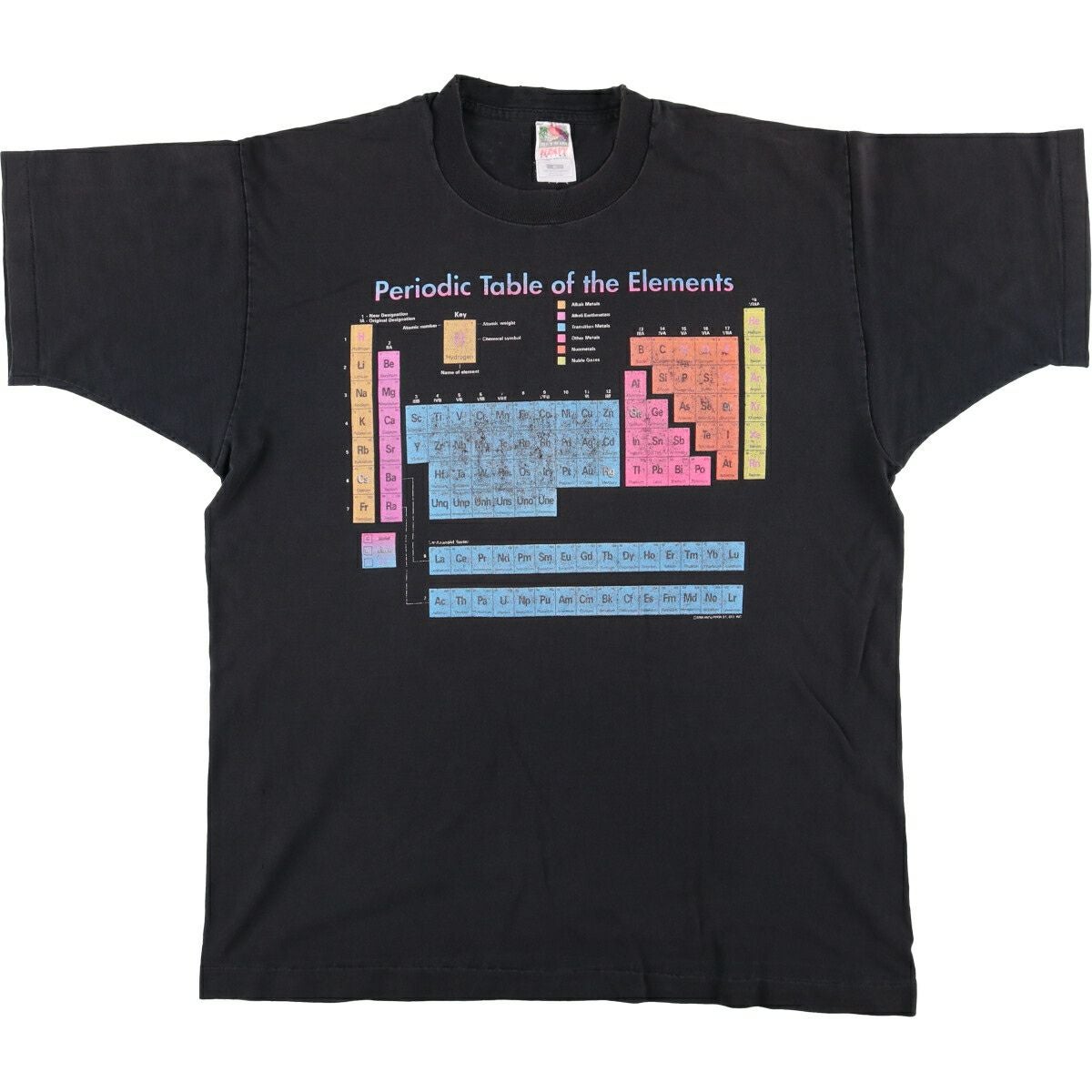 古着 90年代 フルーツオブザルーム FRUIT OF THE LOOM PERIODIC TABLE
