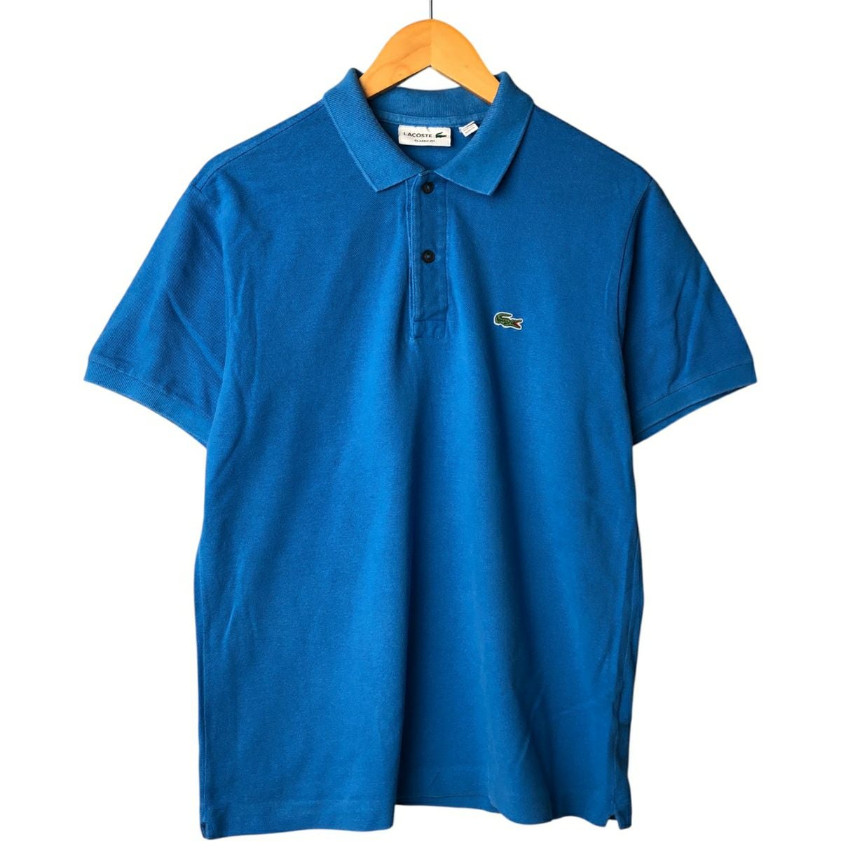 ラコステ　LACOSTE ポロシャツ　5 CLASSIC FIT 美品 古着 ラコステ LACOSTE CLASSIC FIT 半袖 ポロシャツ 5 メンズL相当