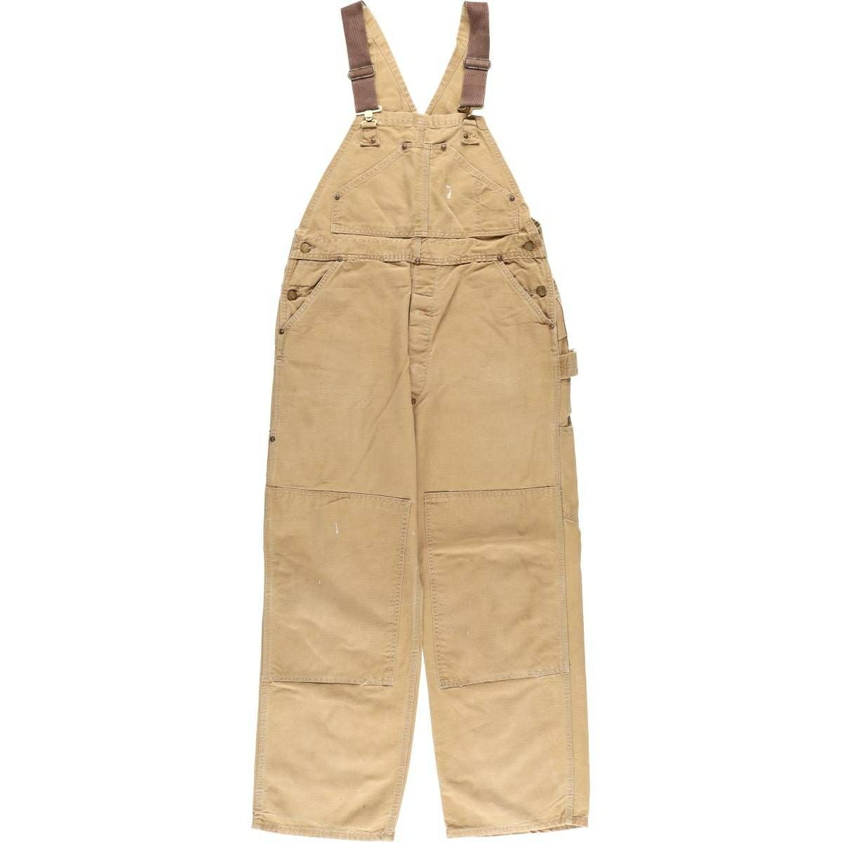 古着 カーハート Carhartt ダブルニー ダック オーバーオール USA製