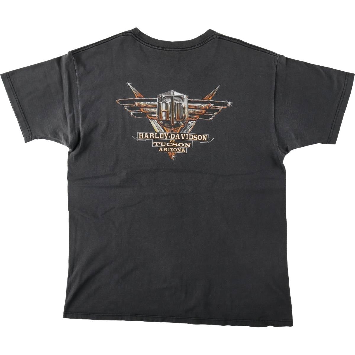 古着 ハーレーダビッドソン Harley-Davidson ファイヤーパターン