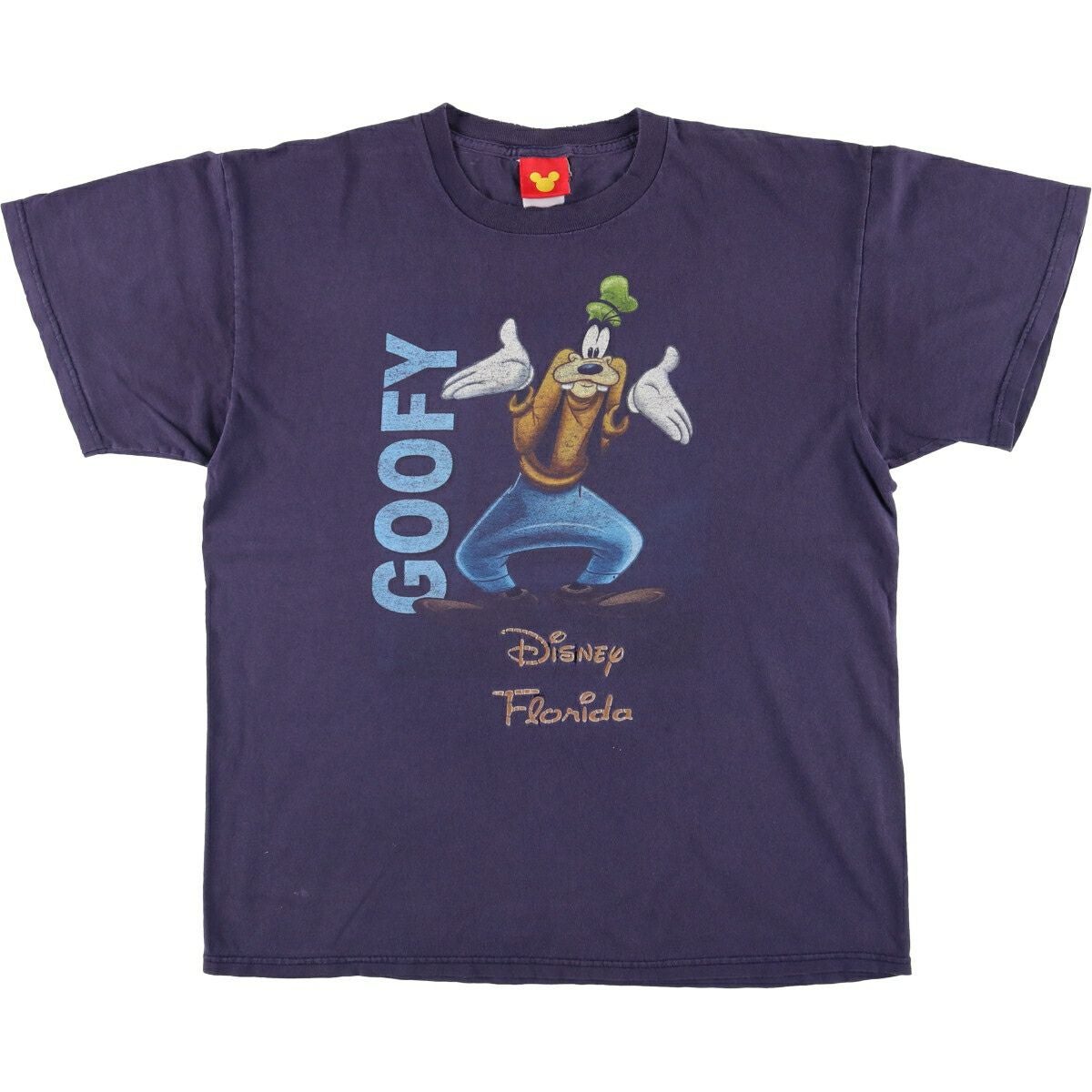 古着 DISNEY ディズニー キャラクタープリントTシャツ メンズXL相当