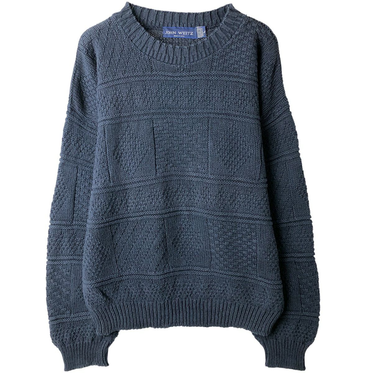 古着 CHICOS DESIGN 総柄 オルテガ柄 ジャケット メンズL相当