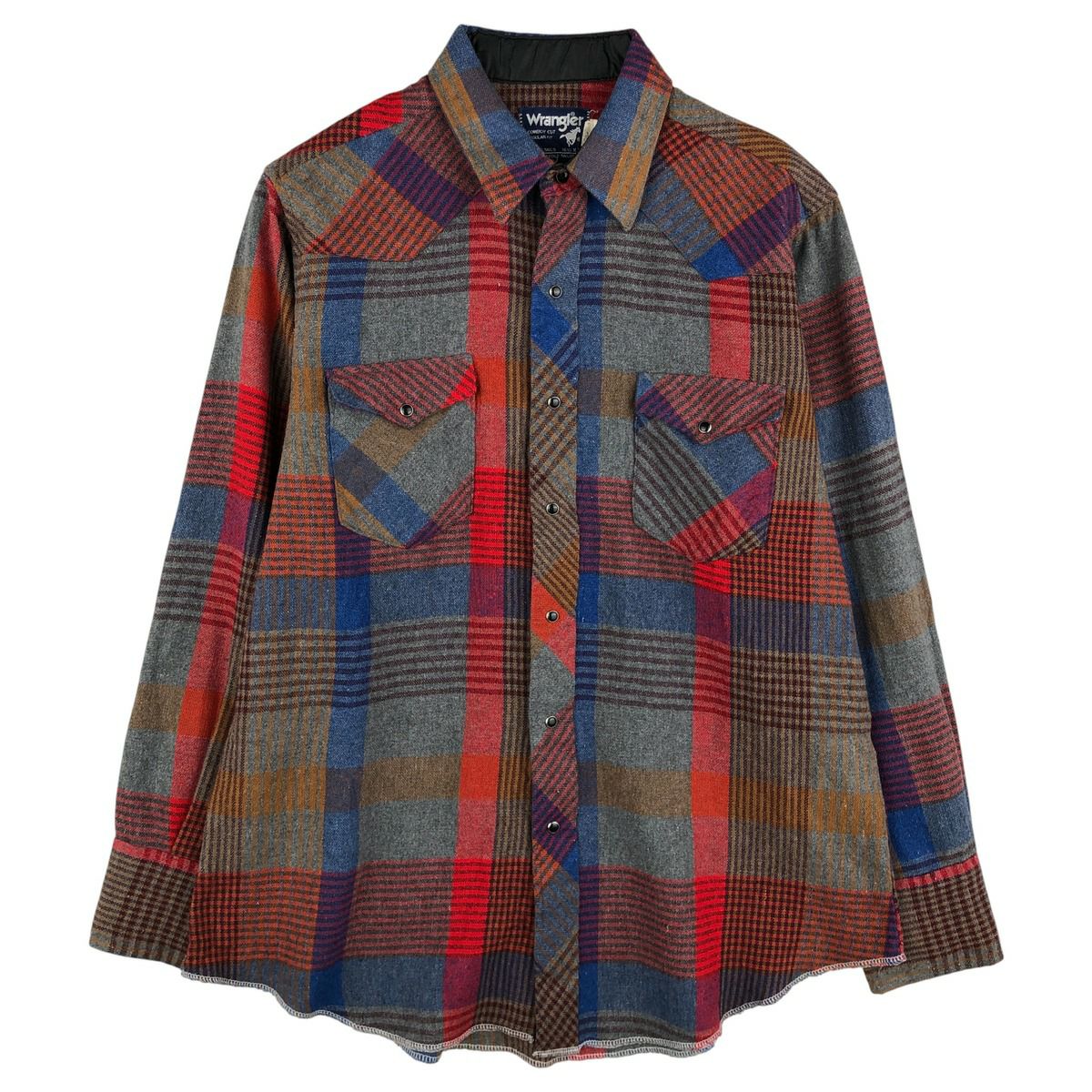 古着 ラングラー Wrangler 中綿入り ダックベスト メンズL相当