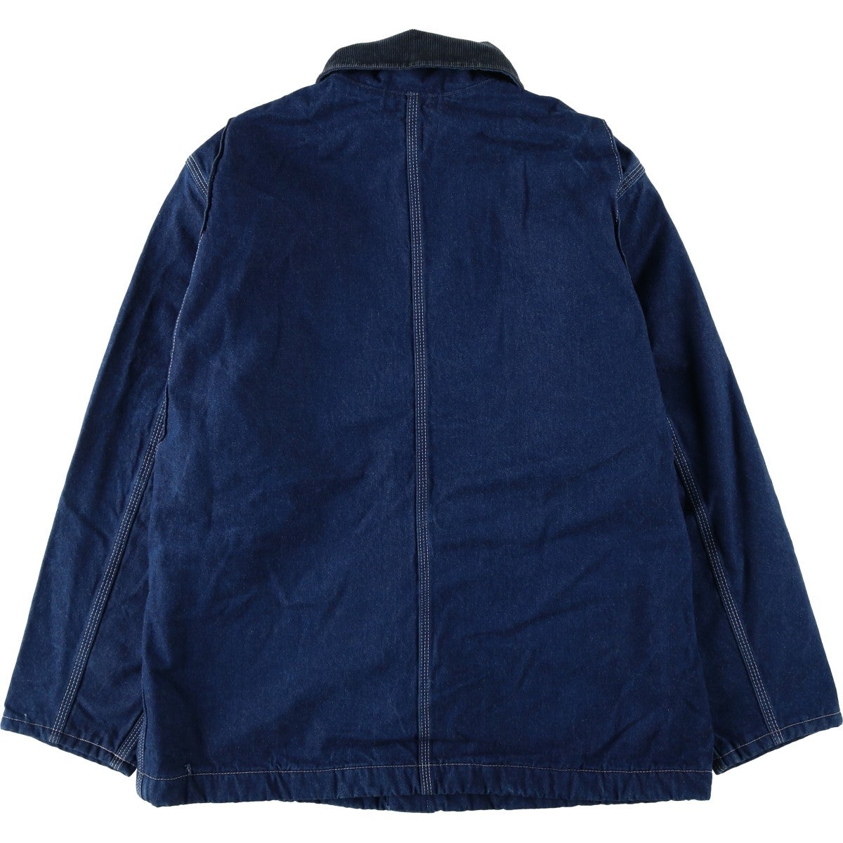 古着 濃紺 ディッキーズ Dickies デニムカバーオール メンズL相当
