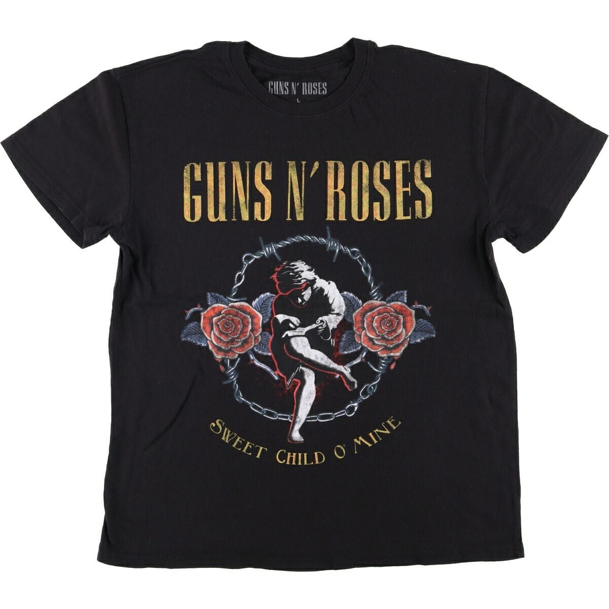 古着 GUNS N ROSES ガンズアンドローゼズ バンドTシャツ バンT メンズL